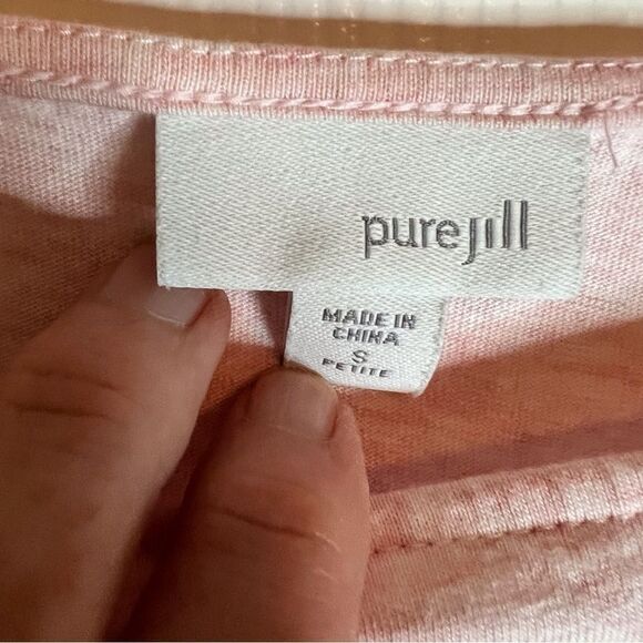 Pure Jill 3/4 Sleeve Pink Top,Size Small P.Cotton and Modal.Excellent Condition. - Picture 2 of 5